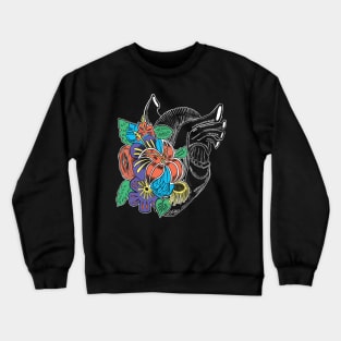 Flower Spring Heart Vintage Comics Crewneck Sweatshirt